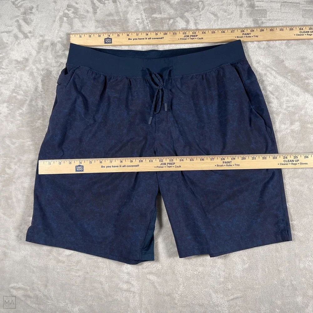 Lululemon Men's Shorts Pace Breaker Linerless Athletic Performance XXL Blue - Picture 4 of 8
